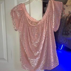 off the shoulder hollister top